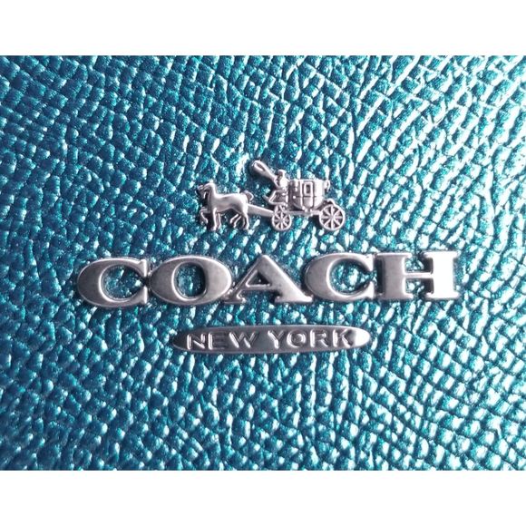 Coach Teal Crossbody Bag - Picture 4 of 15